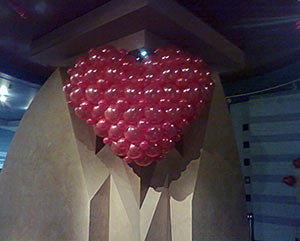 Сердце из шаров