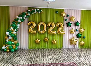 детский сад выпуск 2022, оформление шарами